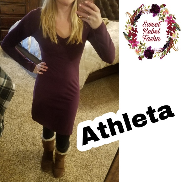 EUC, Sale! Athleta Purple Dress small - Picture 3 of 4